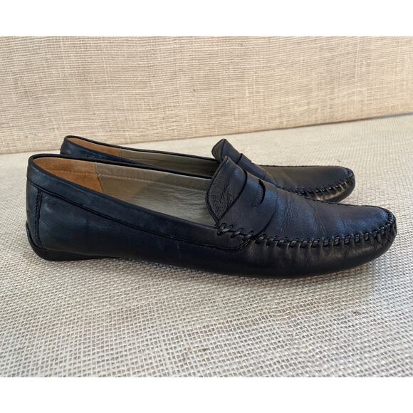 Robert Zur Sven Driving Mocs, Black Glove, Amazingly Soft Leather, Men's 12 4A - Picture 5 of 10